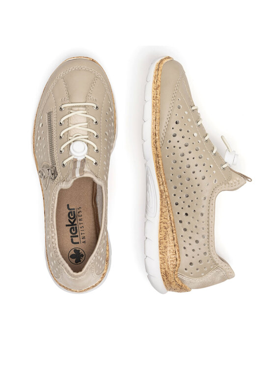 Rieker Rieker Pantofi N42P6-62 Bej