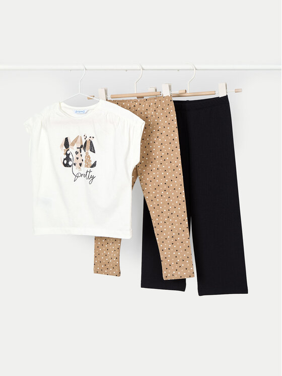 Mayoral Mayoral Set majica i leggins 3707 Šarena Regular Fit