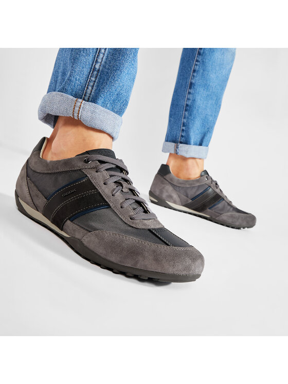 Geox Geox Sneakersy U Wells C U52T5C 02211 C9002 Šedá