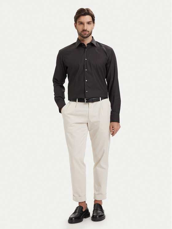 BOSS BOSS Koszula H-Joe 50560583 Szary Regular Fit
