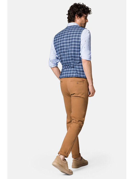 Lancerto Lancerto Kamizelka Tulon KA131123000014 Niebieski Slim Fit