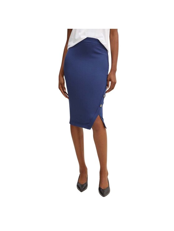 Guess Guess Spódnica midi Gonna donatella midi Niebieski Regular Fit