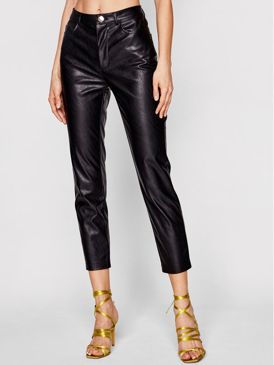Pantaloni pelle new arrivals pinko