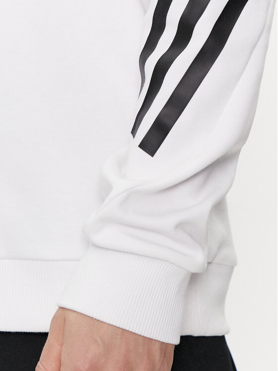 adidas adidas Mikina Future Icons 3-Stripes Hoodie IC6720 Bílá Regular Fit