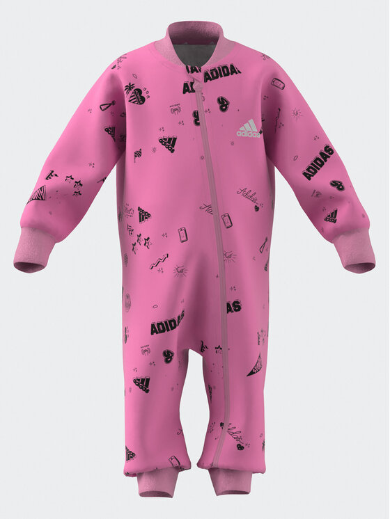 adidas adidas Kombinezon IA1558 Różowy Regular Fit