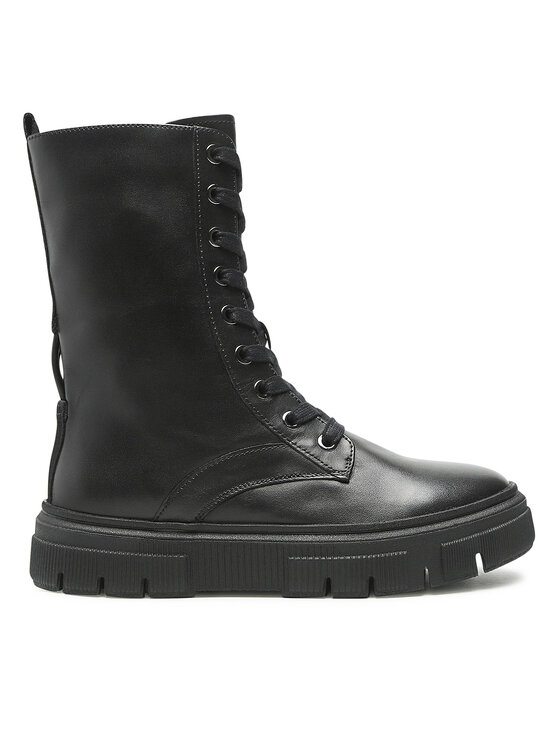 Geox Geox Šnurovacia obuv D Isotte E D26TZE 00085 C9999 Čierna
