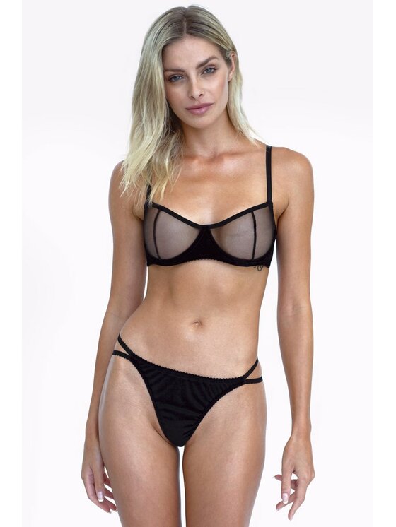 Love and Hate Love and Hate Perizoma Velvet 2 Nero