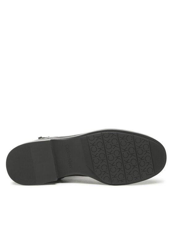 Calvin Klein Calvin Klein Μποτάκια Rubber Sole Ankle Boot HW0HW01258 Μαύρο