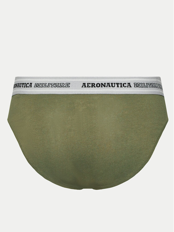 Aeronautica Militare Aeronautica Militare Set od 2 para slip gaćica AM1USL002 Kaki