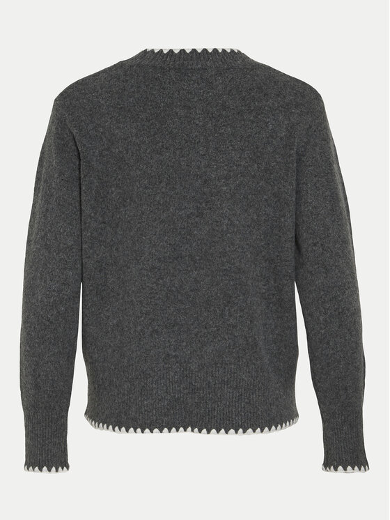 Vila Vila Pulover Hefna 14098864 Siva Regular Fit
