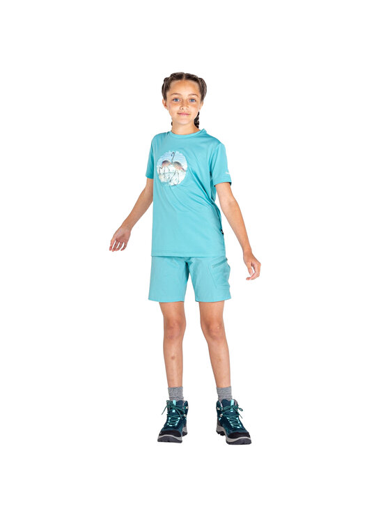 Dare2B Dare2B T-Shirt Rightful Zielony Short Fit