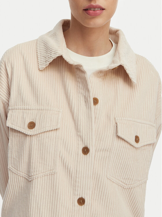 Billabong Billabong Φόρεμα πουκάμισο Winter Ocean EBJWD00149 Μπεζ Boxy Fit