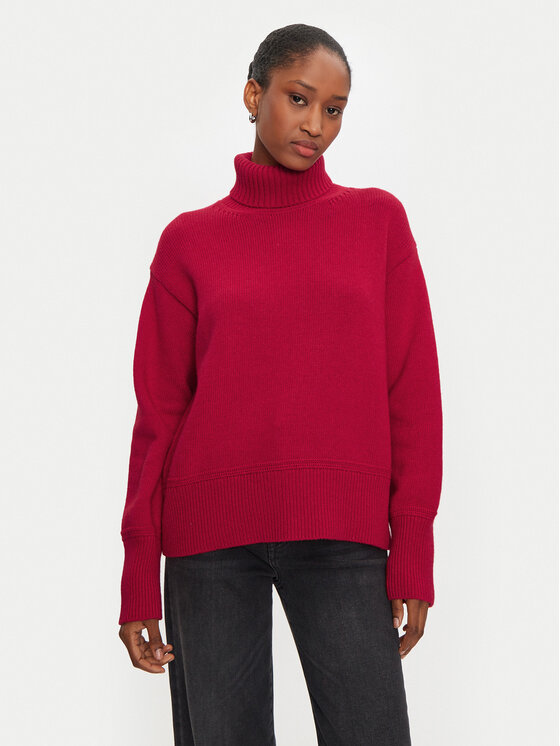 JOOP! JOOP! Bluză cu gât 58 JW244KN342 30043952 Roșu Loose Fit