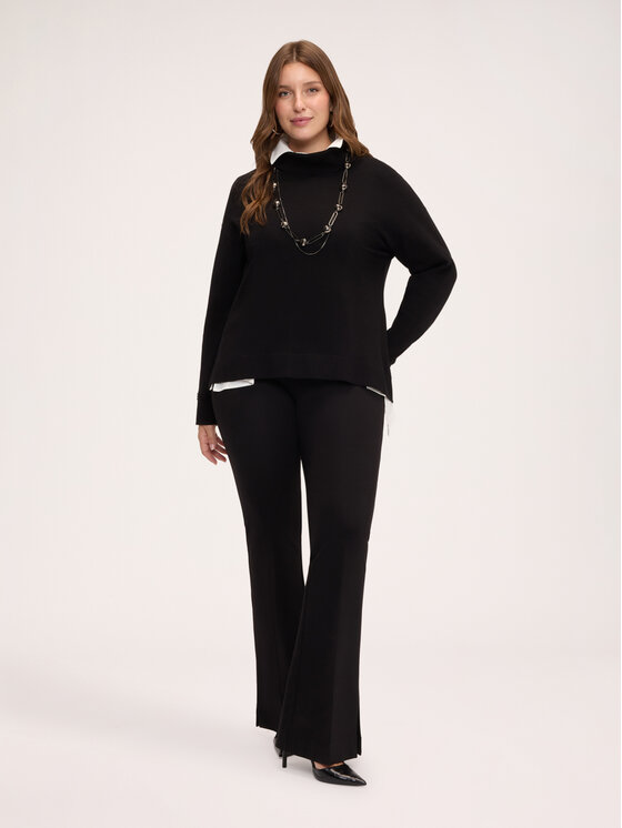 Fiorella Rubino Fiorella Rubino Sweter M277L008559N033 Czarny Over Fit