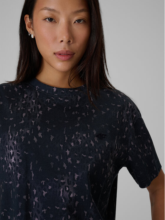 4F 4F T-Shirt SHADOWS ON MARS Kolorowy Relaxed Fit