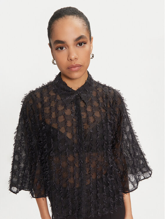 Karen by Simonsen Karen by Simonsen Cămașă Rubina 10105169 Negru Oversize