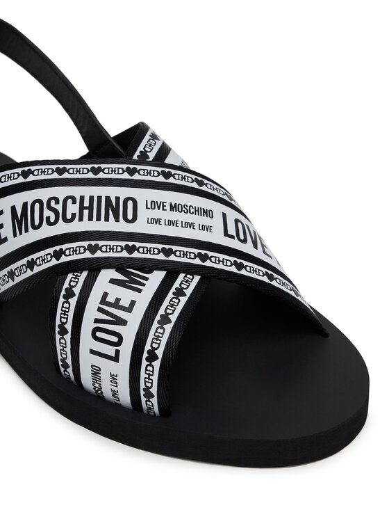 LOVE MOSCHINO LOVE MOSCHINO Szandál San Lod Micro20 JA16142G0MIX200A Fekete