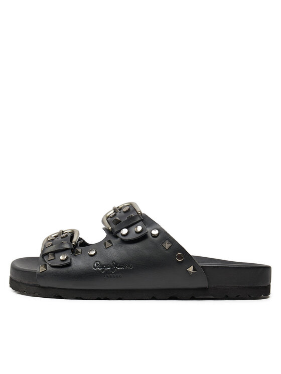 Pepe Jeans Pepe Jeans Pantoletten Oban Rock PLS80001 Schwarz