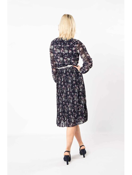 QUIOSQUE QUIOSQUE Každodenné šaty VERONA DRESS Tmavomodrá Regular Fit