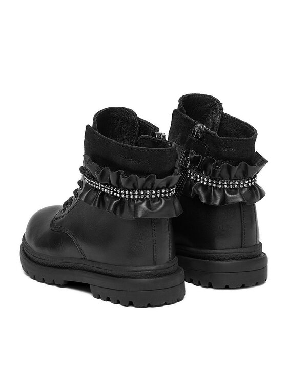 Badura Badura Μποτίνια EO-CI12-POINT-10 Μαύρο