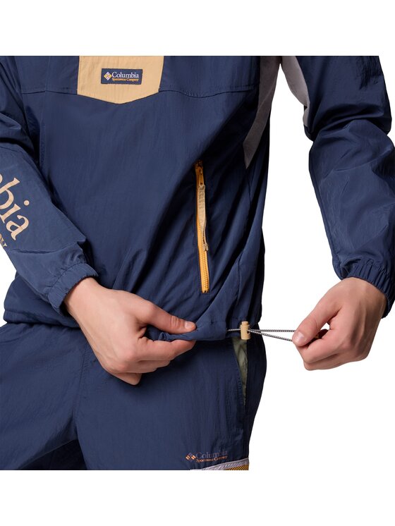 Columbia Columbia Kurtka przejściowa Riptide II Retro Windbreaker Anorak Granatowy Regular Fit