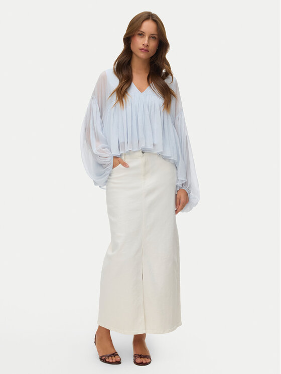 Vero Moda Vero Moda Blúzka Katie 10346404 Modrá Regular Fit