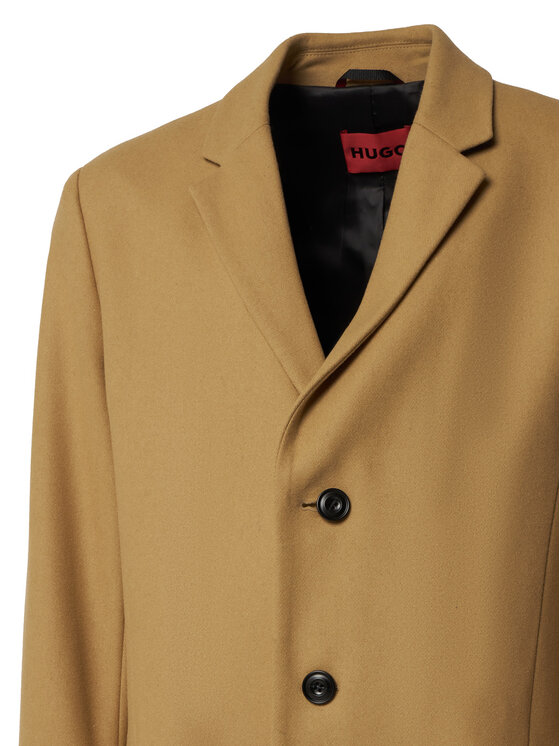 HUGO HUGO Villane mantel 50569210 Beež Slim Fit