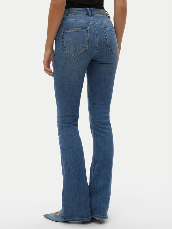 Vero Moda Vero Moda Farmer Flash 10302478 Kék Flared Fit