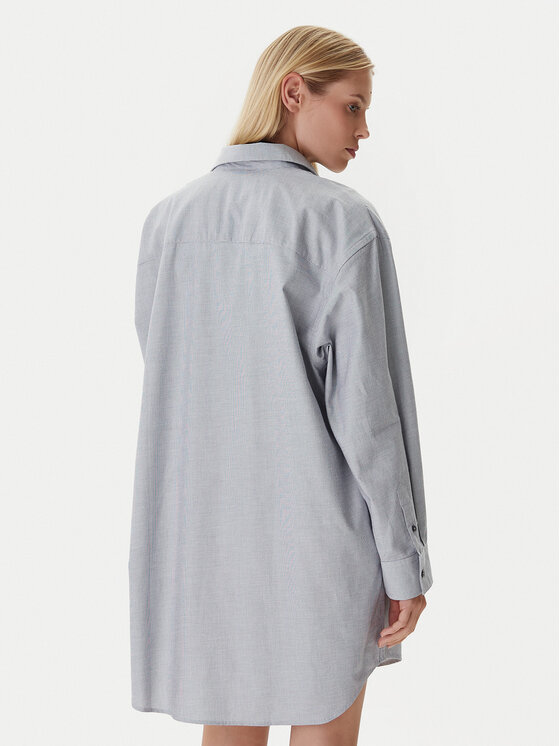 G-Star Raw G-Star Raw Košilové šaty D26979-C290 Modrá Oversize
