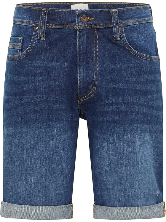 Mustang Mustang Pantaloncini di jeans 1016452 5000 802 Blu Regular Fit