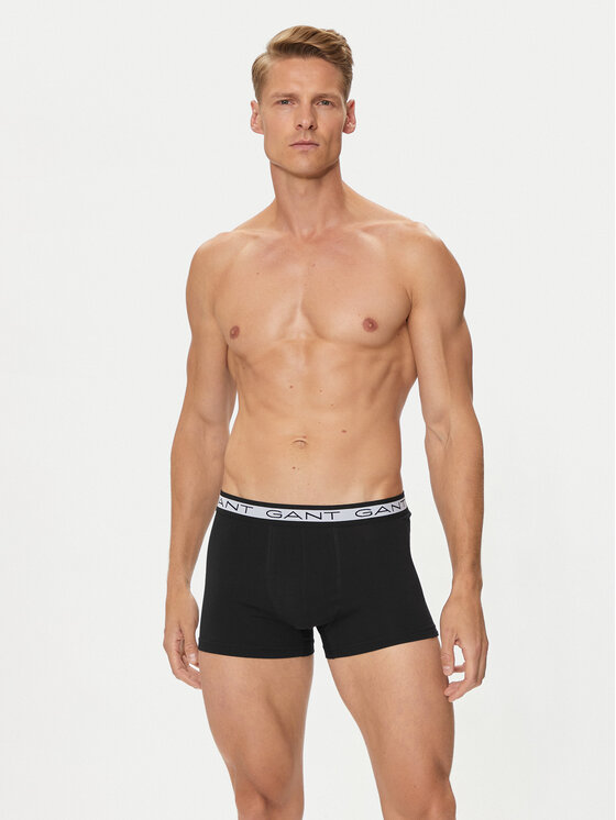 Gant Gant Komplekti kuulub 3 paari boksereid Basic 900003053 Must