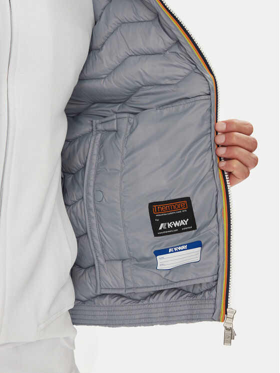 K-Way K-Way Μπουφάν μεταβατικό Jack K6121HW Γκρι Slim Fit