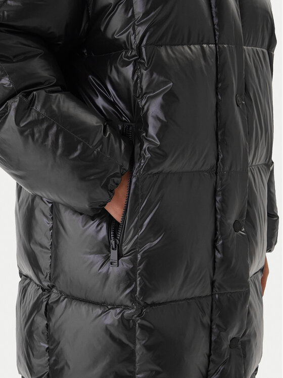 Tommy Jeans Tommy Jeans Pehelykabát Alaska DW0DW21615 Fekete Relaxed Fit
