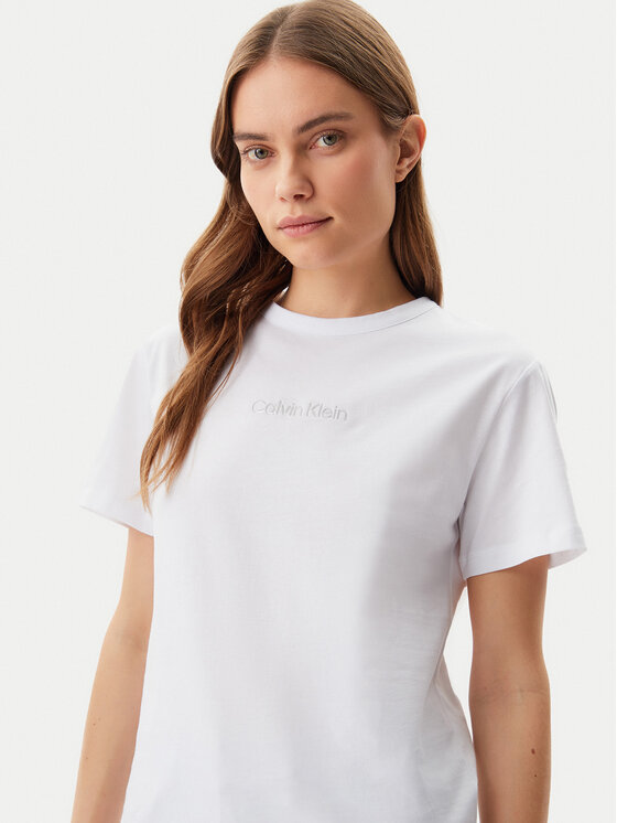 Calvin Klein Calvin Klein T-Shirt K20K208294 Biały Regular Fit