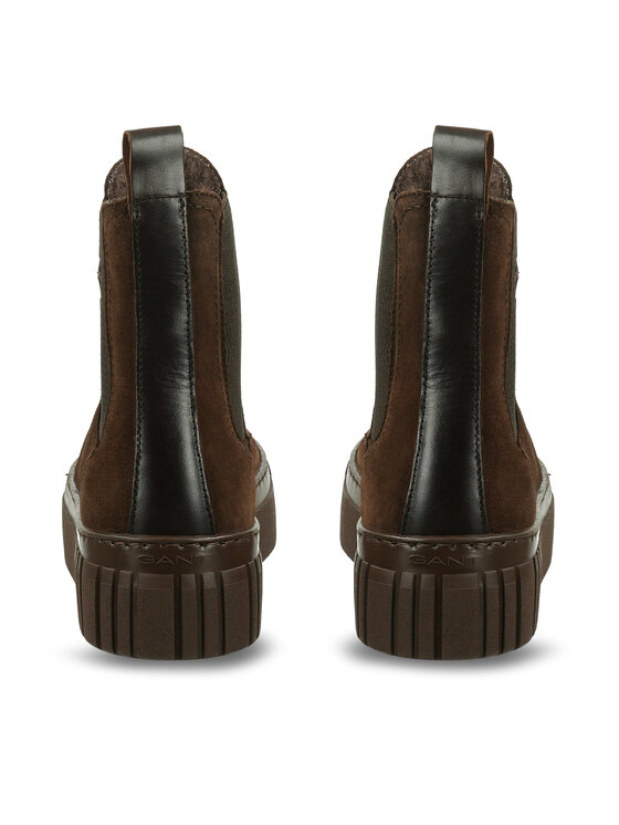 Gant Gant Kotníková obuv s elastickým prvkem 29553786 Hnědá