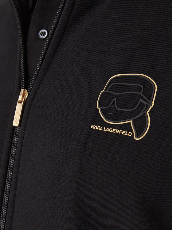 KARL LAGERFELD KARL LAGERFELD Pulóver 705004 561910 Fekete Regular Fit