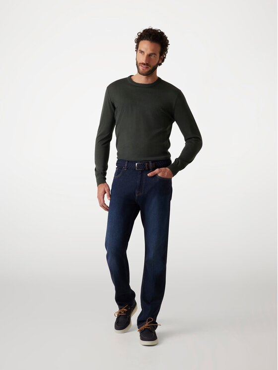 Guess Guess Sweter 170947 Zielony Classic Fit