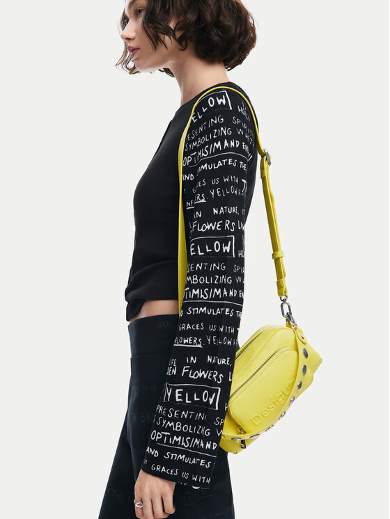 Desigual Desigual Блуза Rebe 24WWTK78 Черен Slim Fit