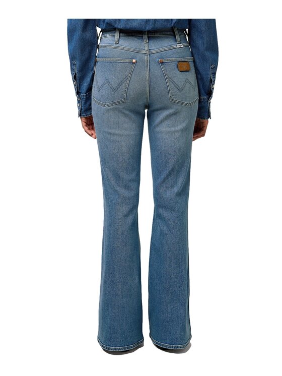 Wrangler Wrangler Jeansy 112371139 Niebieski Bootcut Fit
