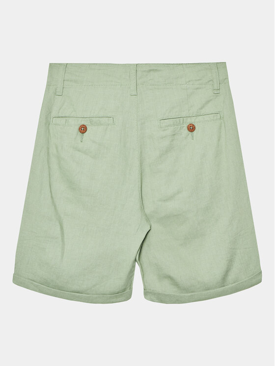 United Colors Of Benetton United Colors Of Benetton Szorty materiałowe 4BE7C901E Zielony Regular Fit