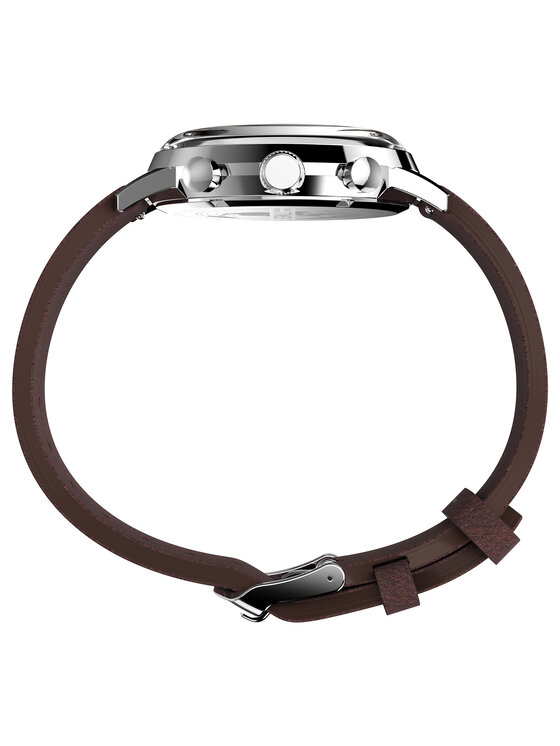 Timex Timex Zegarek TW2W51400 Brązowy