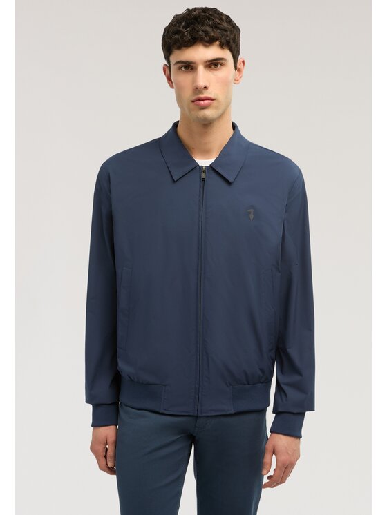 Trussardi Trussardi Płaszcz zimowy R025M000049N034 Niebieski Regular Fit