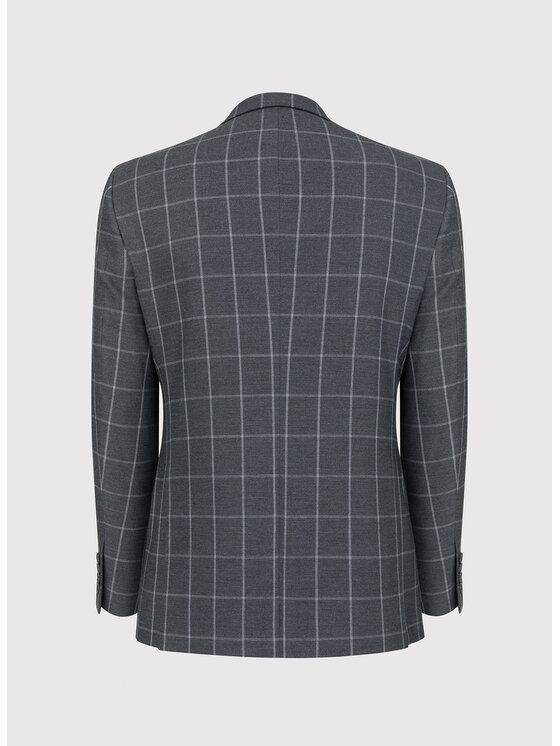 Pako Lorente Pako Lorente Marynarka P23WF-3X-002 Szary Slim Fit