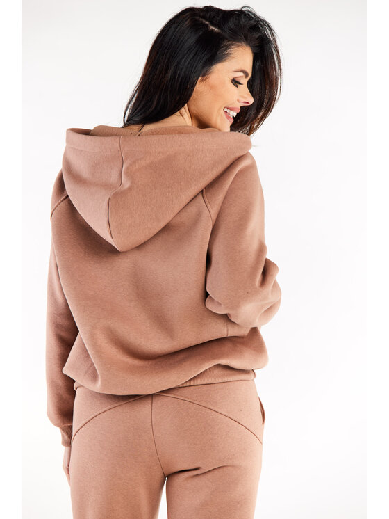Infinite You Infinite You Bluza M324 Beżowy Basic Fit