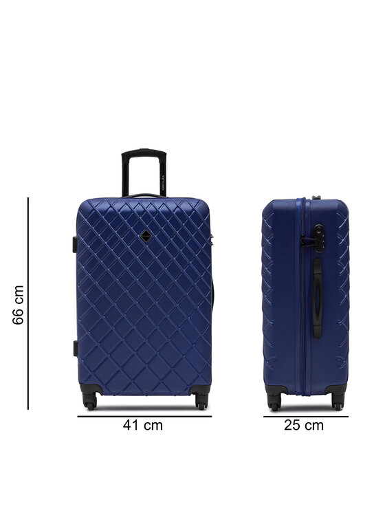 WITTCHEN WITTCHEN Μεσαία Βαλίτσα 56-3A-552-91 Σκούρο μπλε