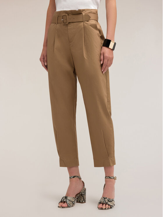Motivi Motivi Pantaloni di tessuto P005Q003970N013 Écru Boy Fit