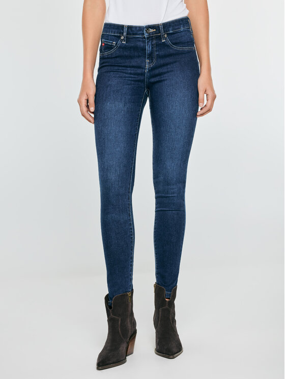 BIG STAR BIG STAR Jeansy AMELA Niebieski Skin Fit