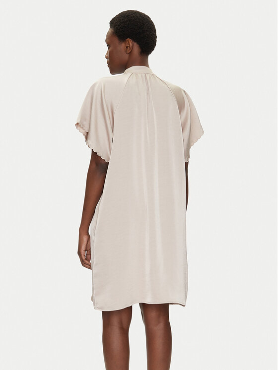 Bruuns Bazaar Bruuns Bazaar Haljina za svaki dan Beckia Wendis BBW4490 Bež Loose Fit