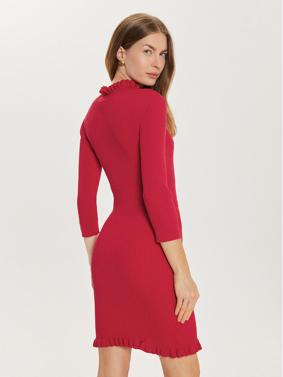 Morgan Morgan Kasdieninė suknelė 241-RMISS Raudona Slim Fit