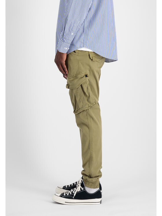 Alpha Industries Alpha Industries Spodnie cargo Spy Pant Zielony Lyon Tapered Fit
